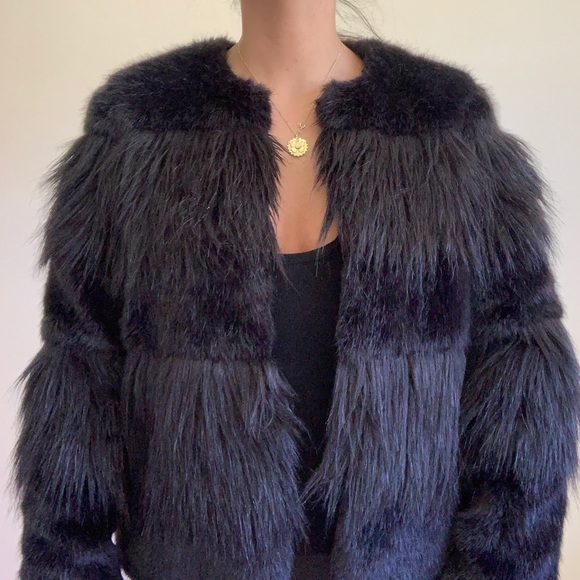Zara Jackets & Blazers - ZARA feux fur coat